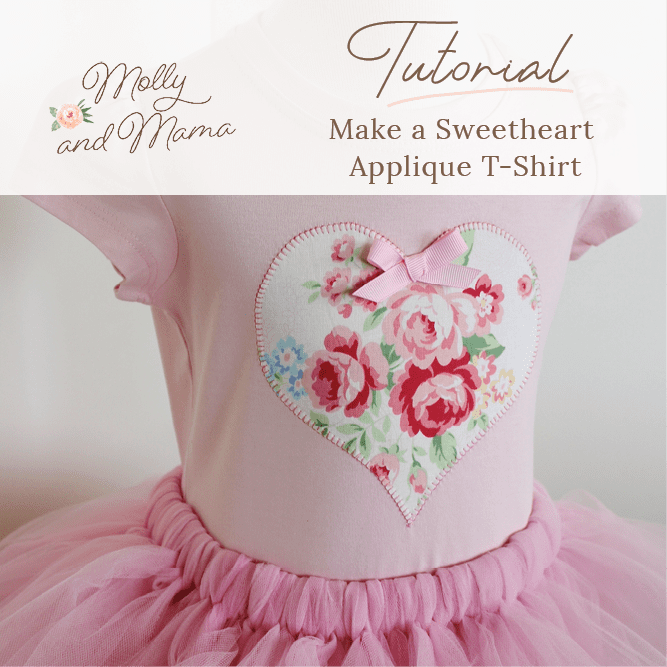 Make a Sweet Heart Appliqué T-Shirt