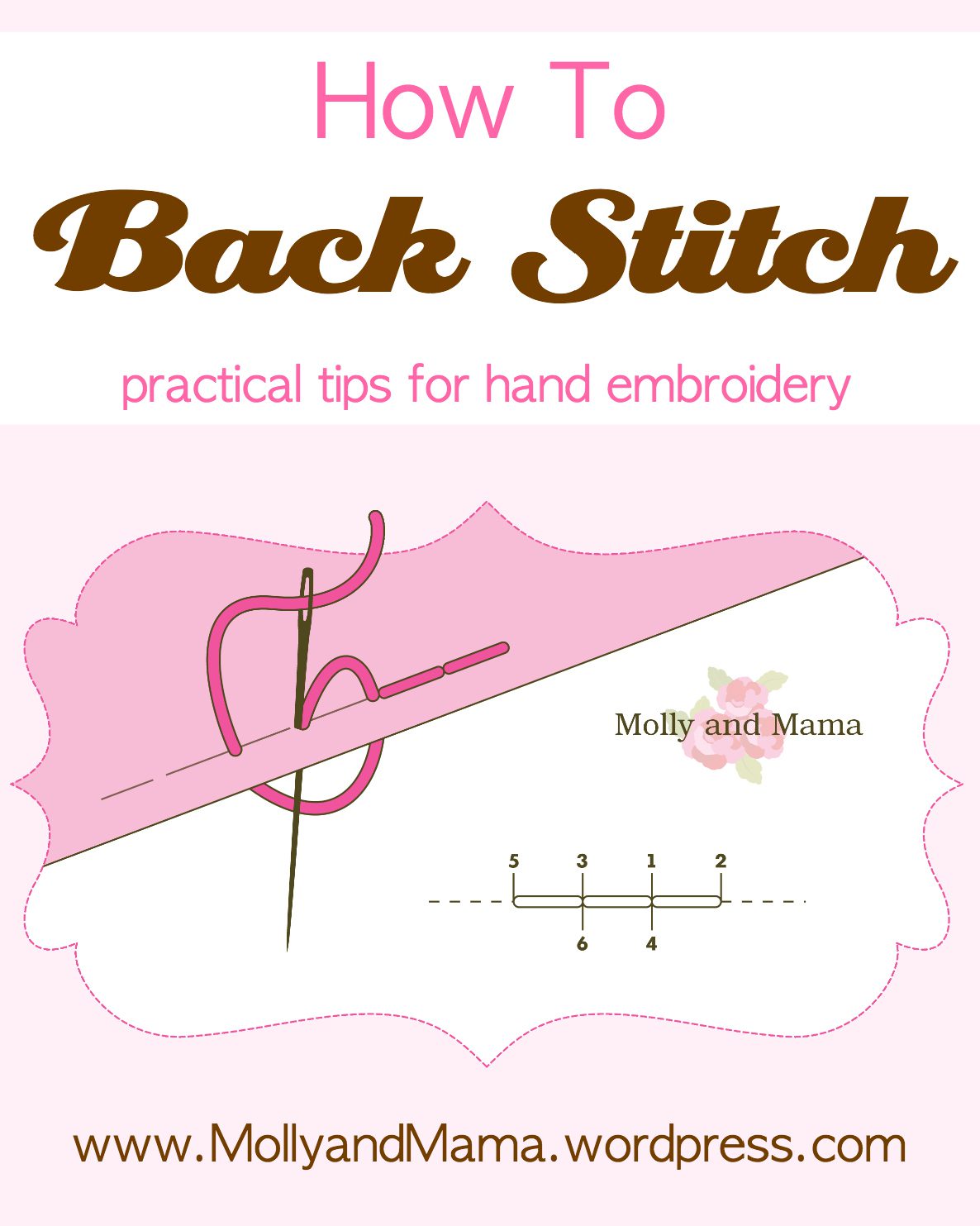 How to Back Stitch – practical tips for Hand Embroidery