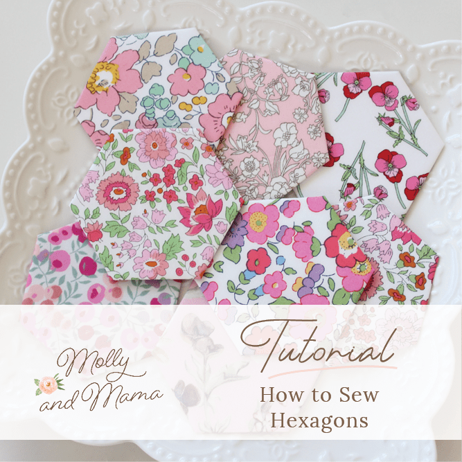 Tutorial: English Paper Piecing Travel Kit, Hexies Part 3