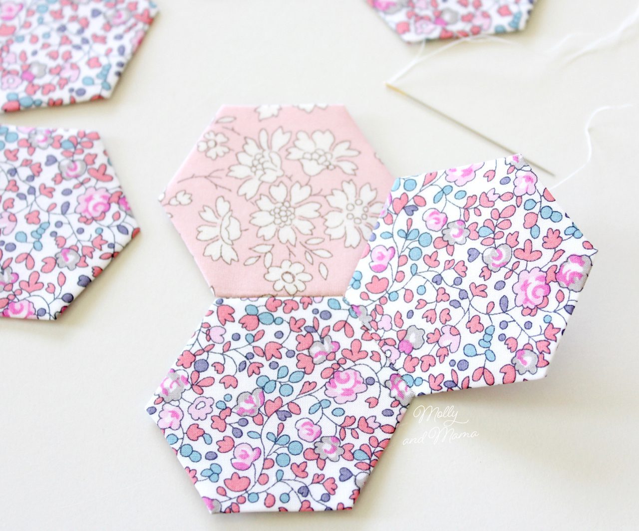 Sew English Paper Piecing without Paper - Quilters Candy