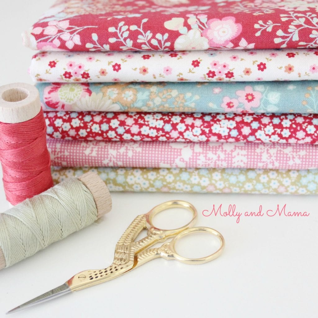 A pretty Tilda fabric bundle - Molly and Mama
