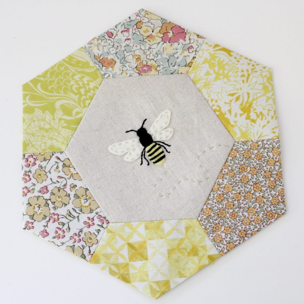 bees and paper pieced sweetness from Molly and Mama