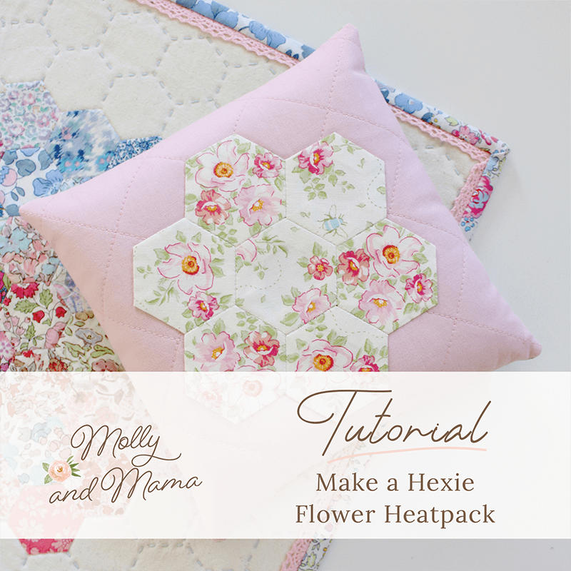 Make a Heat Pack with Pretty Hexie Flower