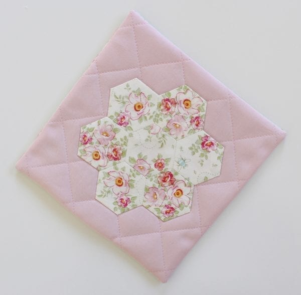 Make a Heat Pack with Pretty Hexie Flower - Molly and Mama