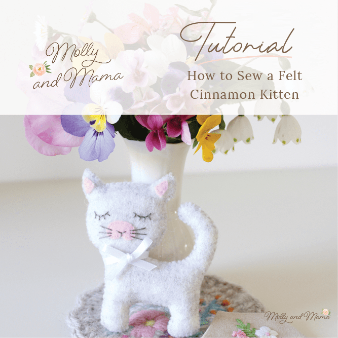 Felt Cat Tutorial – Sew A Softie 2018