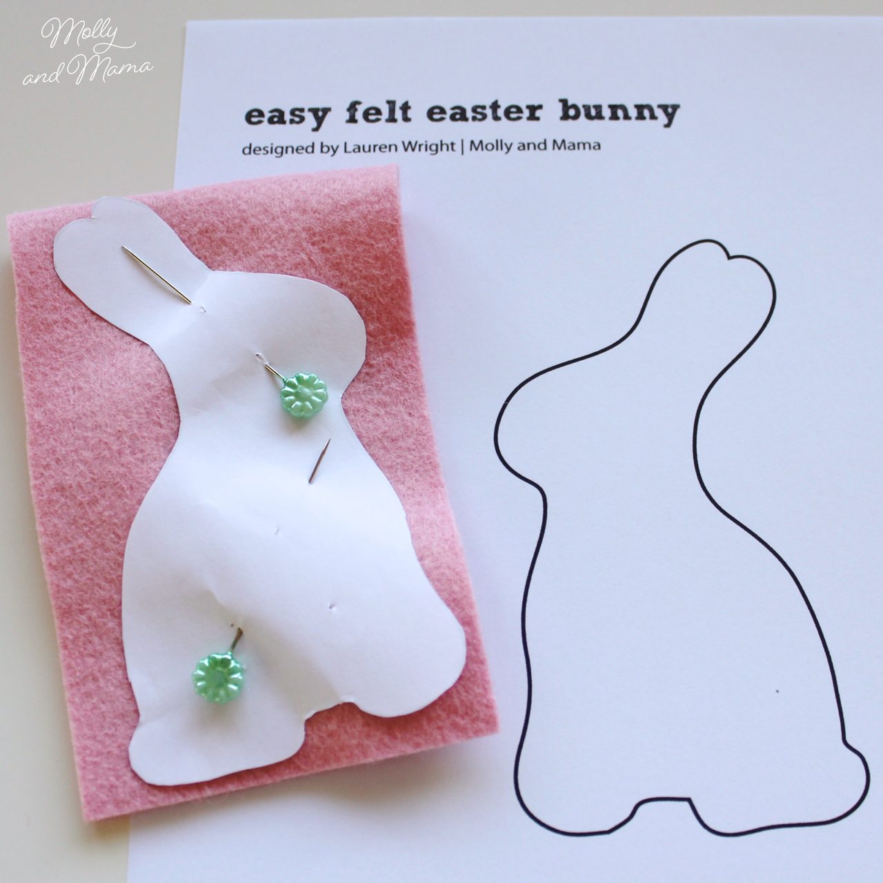 How to Cut Out Felt Shapes - Molly and Mama