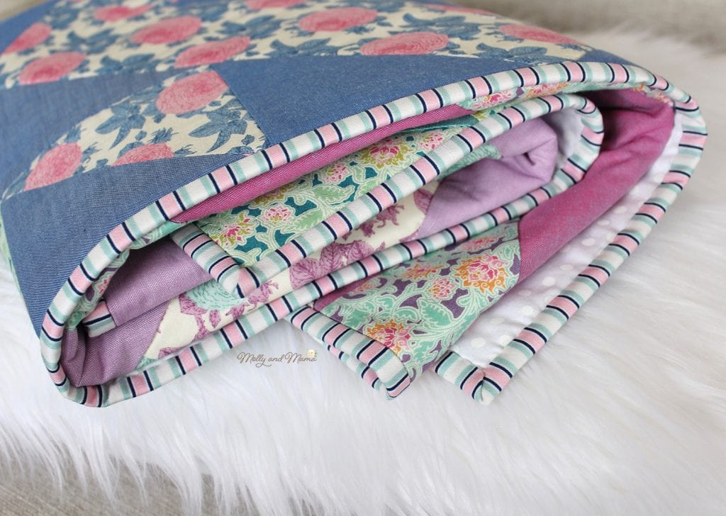 How To Bind A Quilt - Molly and Mama