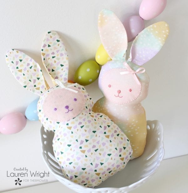 Make a Bunny Stuffie with Thermoweb - Molly and Mama