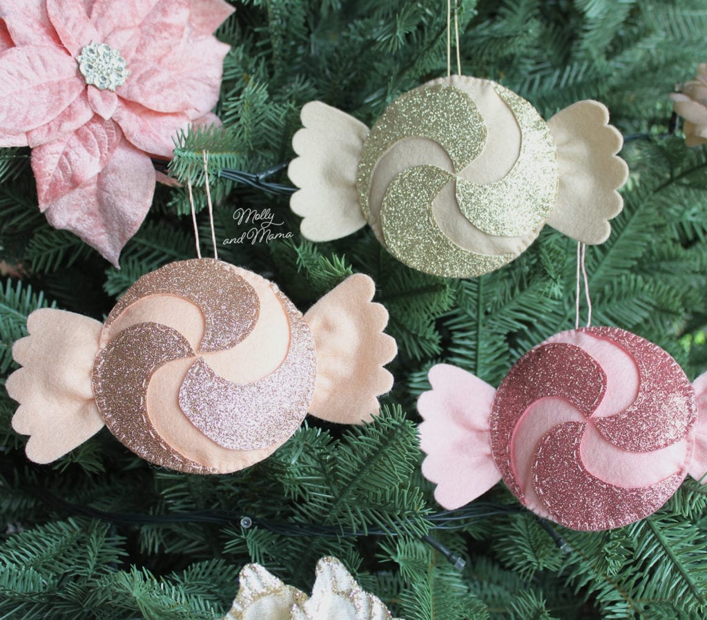 Christmas Lolly Ornaments - A Free Pattern from My Felt Lady ...