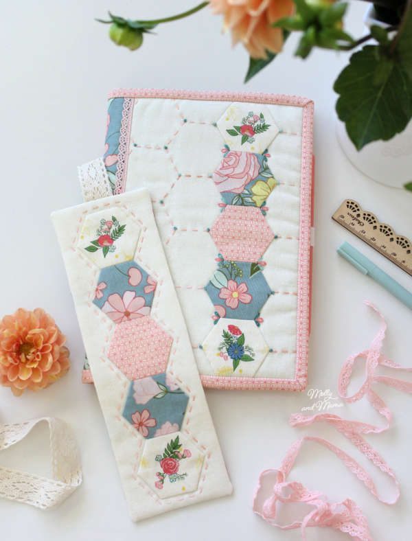 A Beautiful Journal Cover Pattern and a Free Bookmark Tutorial! Molly