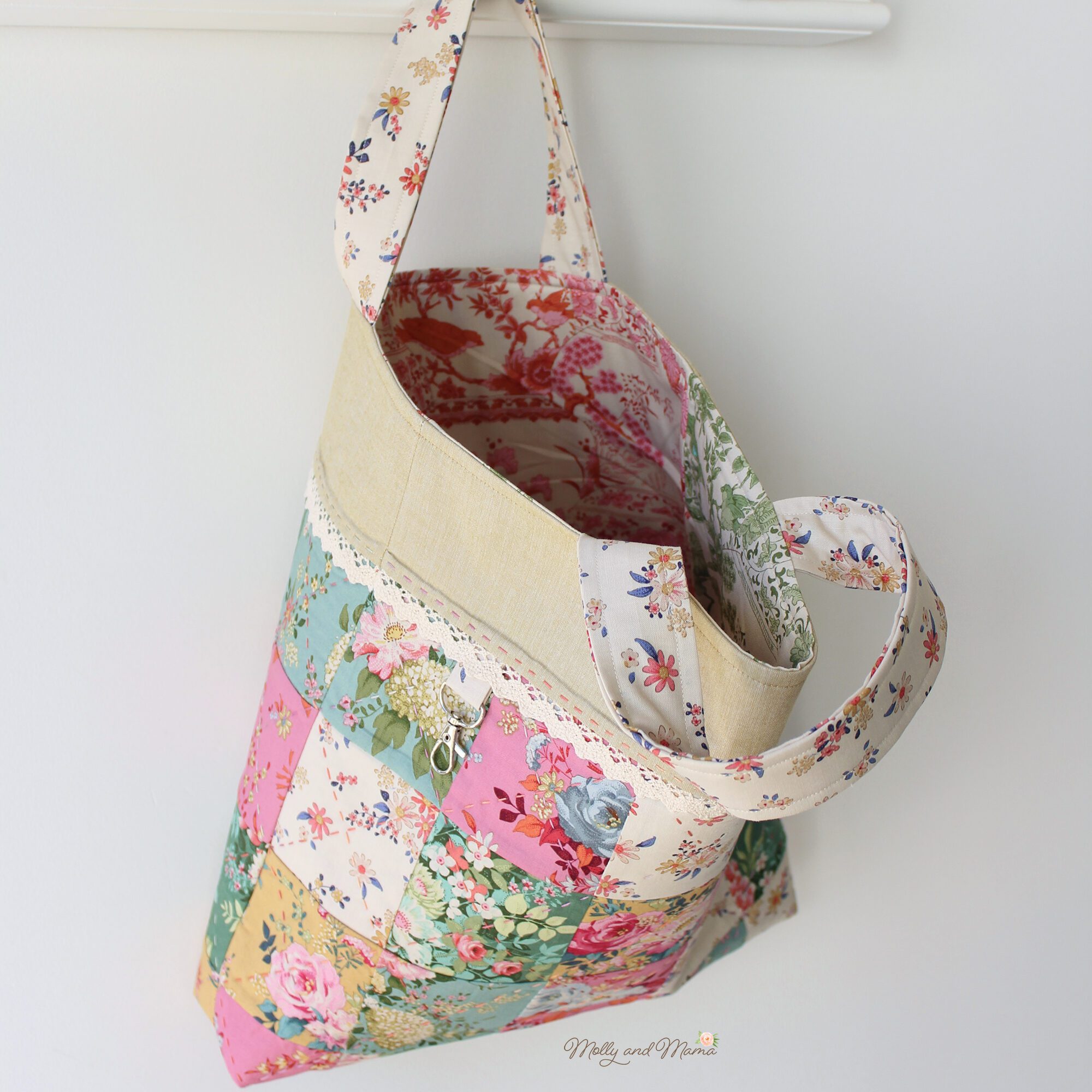 How to Sew Speedy Patchwork Tote Bags (easy sewing tutorial)