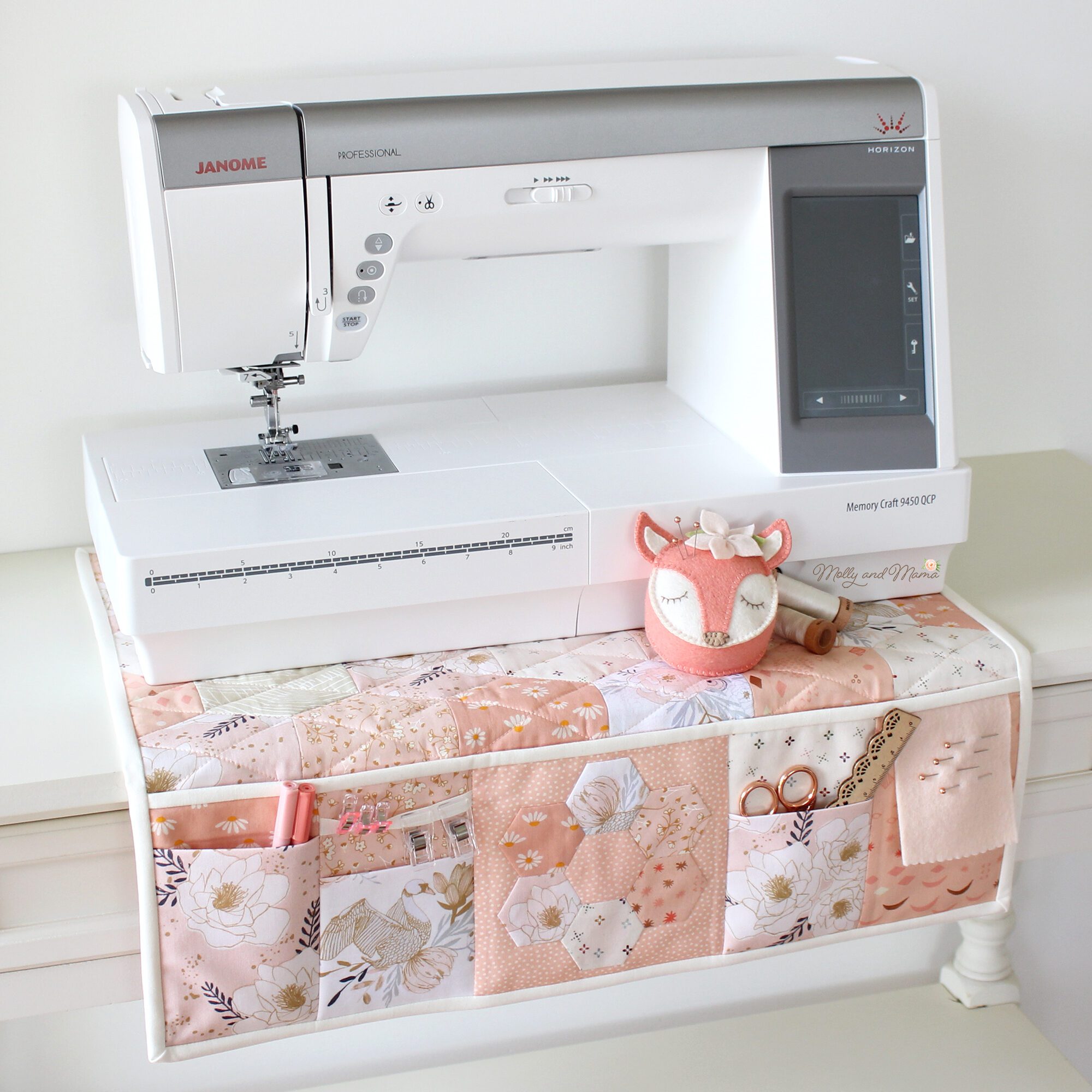 Tutorial: Sewing machine mat and organizer – Sewing