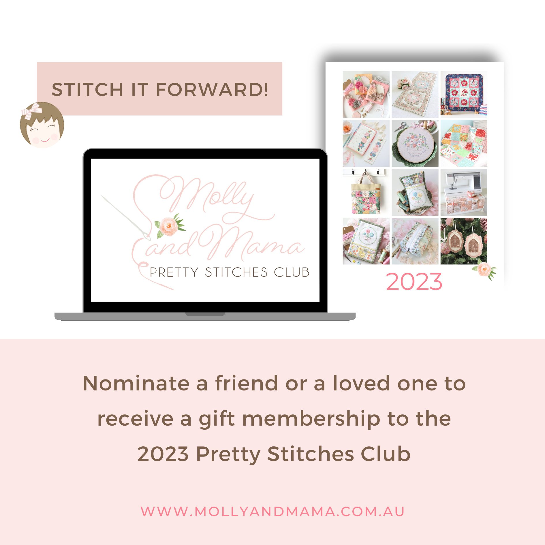 Stitch It Forward – Pretty Stitches Club Scholarships Now Available